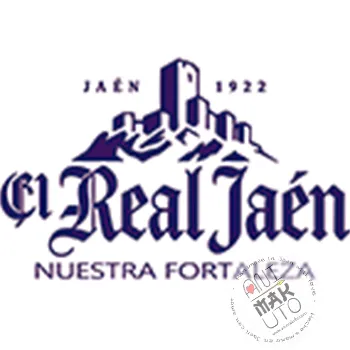 pegatina de futbol alcazar de jaen nuestra fortaleza blanca stikers futbol