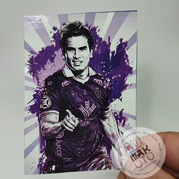 marco siverio toro 9 delanterodelantero real jaen pegatina temporada 25 26 aficionado pegatina merchandaising 