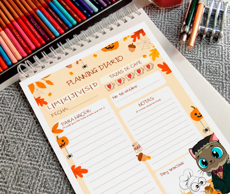 Planning diario ¡Celebremos el otoño! 🍂